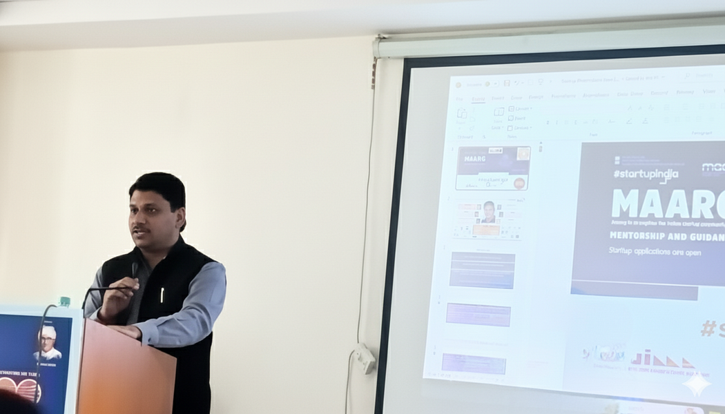 Leading startup mentor and veteran industry leader, committee chairman startup, cluster at MACCIA, & Chartered Engineer Shreekant Patil led a transformative seminar on Self-Employment Opportunities Through Government Schemes, organized by the Maharashtra Chamber of Commerce, Industry and Agriculture (MACCIA) in Nashik. The event, held at the MACCIA Seminar Hall, Business Bay, Mumbai Naka, saw participation from over 50 MSME representatives and aspiring entrepreneurs from Nashik and surrounding.