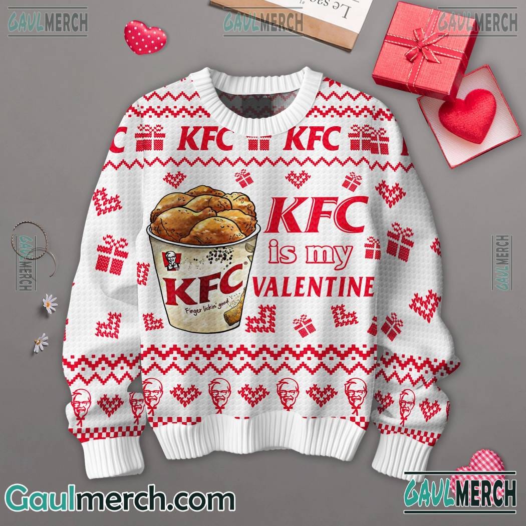 Declare Your Love for KFC with Our Ugly Sweater by Style Both Medium