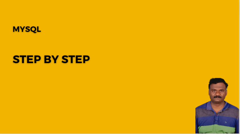 SQL Step by step — Senthil S - Buymeacoffee