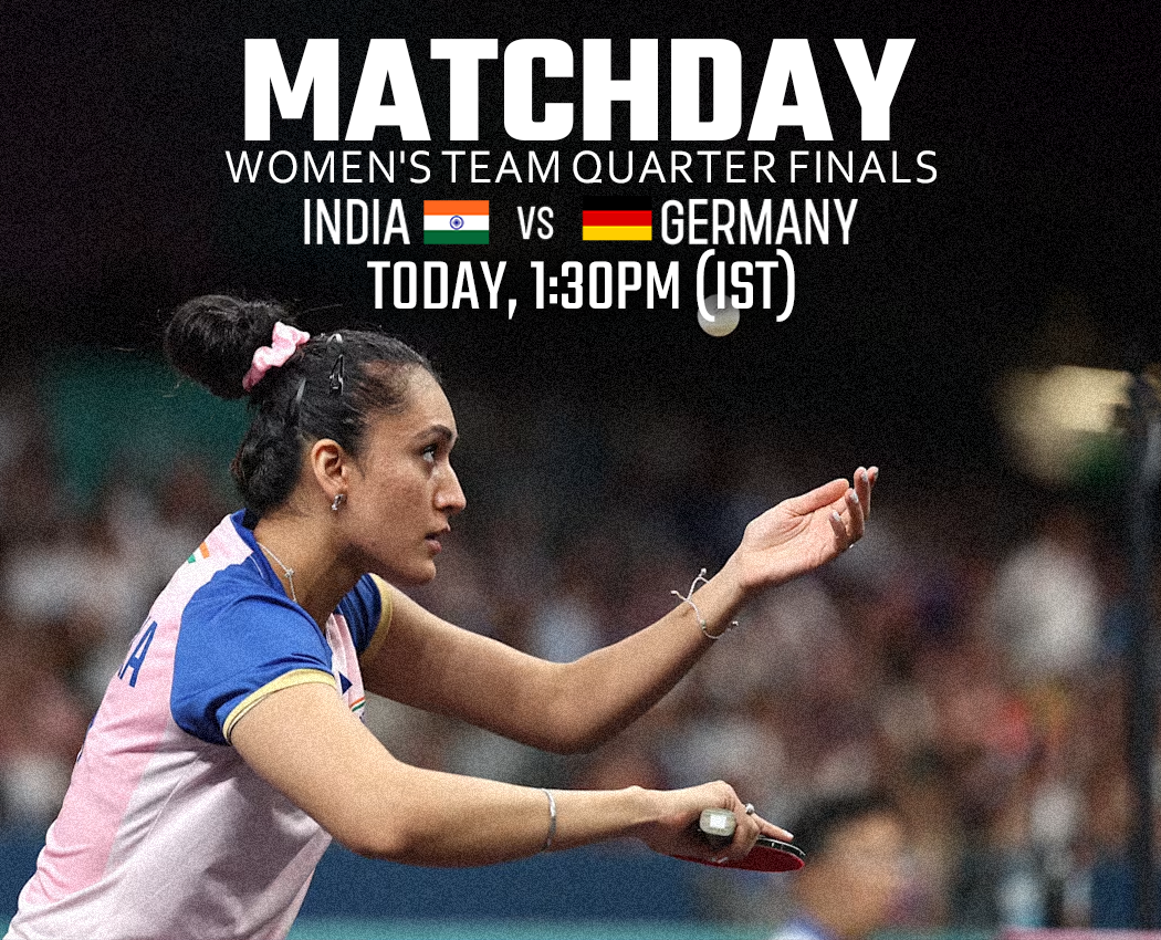 Table Tennis Showdown India vs Germany at Paris 2024 Olympics by