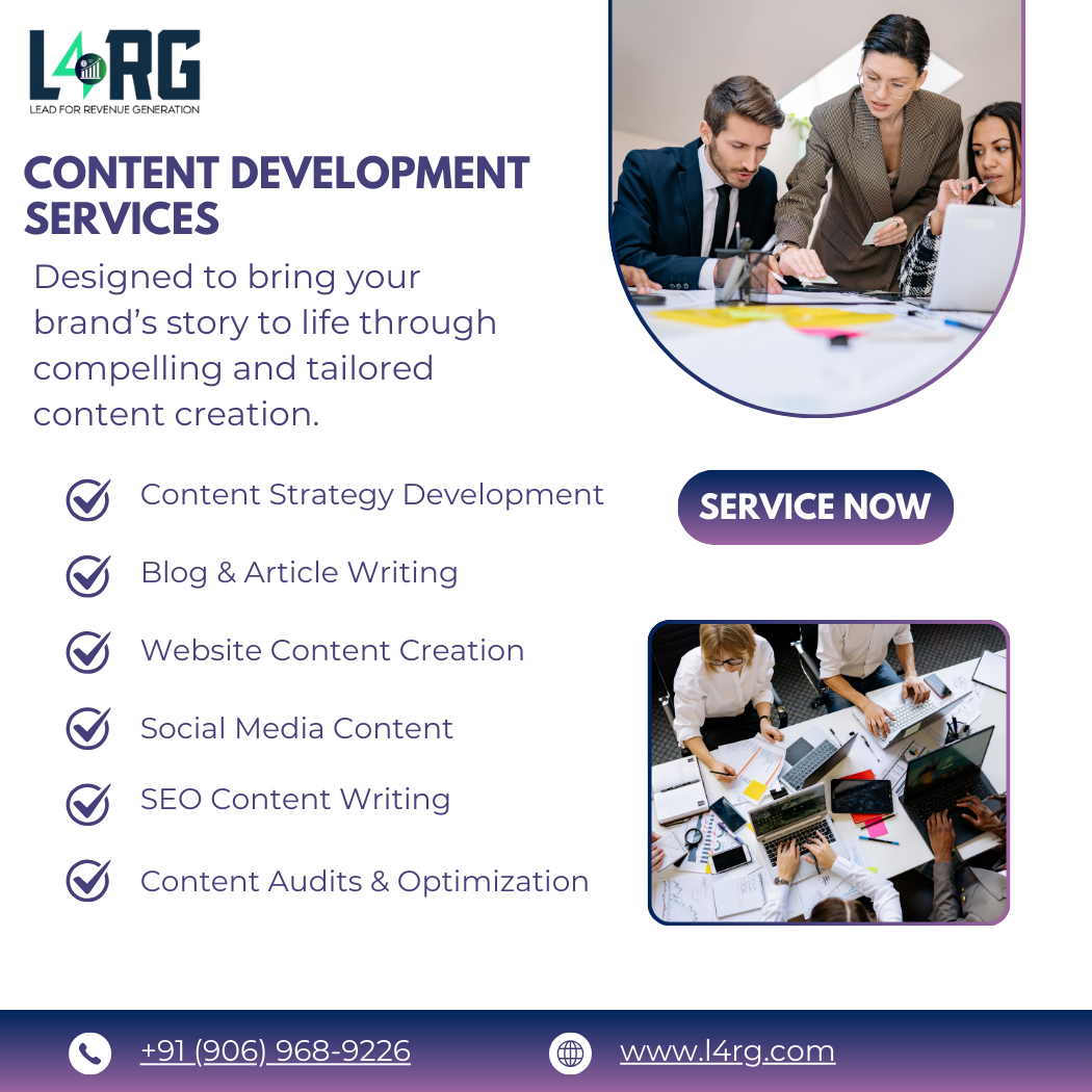 Content Development Services by L4RG.COM: Elevating Your Brand Through Engaging Content