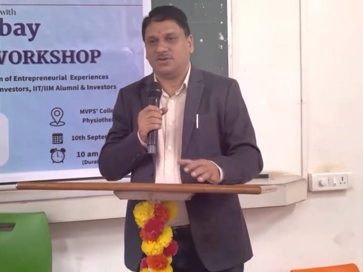 Shreekant Patil interacts at Startup & Entrepreneurship Workshop, Illuminate by IIT Bombay for Maratha Samaj College of Physiotherapy. Shreekant Patil is a seasoned entrepreneur, mentor, chartered engineer. veteran business leader, consultant with over three decades of entrepreneurial success. He is official Startup India Mentor, supports numerous startups nationwide through organizations & leading startup mentor at IIT Bombay NEC, Eureka & Illuminate initiatives to create startup ecosystem.