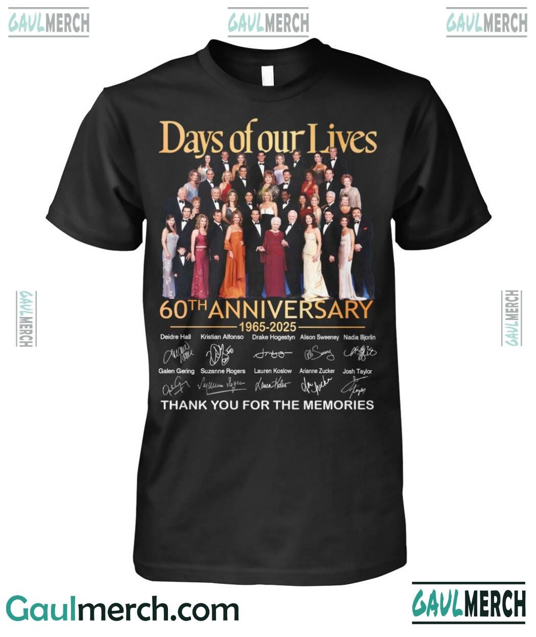 Days Of Our Lives 1965–2025 Thank You For The Memories T-shirt | by ...