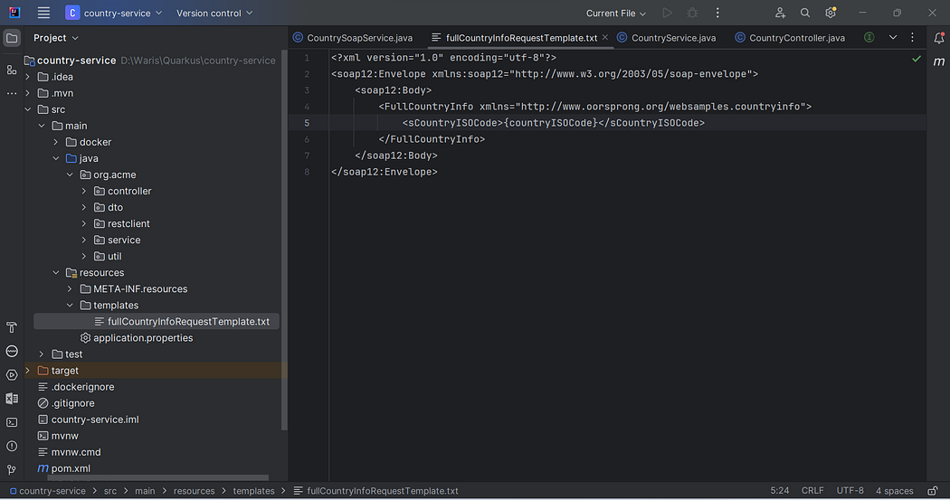 Quarkus — Consume a SOAP service using Rest Client
