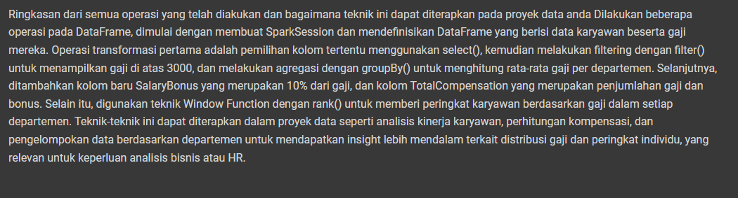 Big Data 6 — Data Processing dengan Apache Spark | by Siwi Kartika Dewi ...