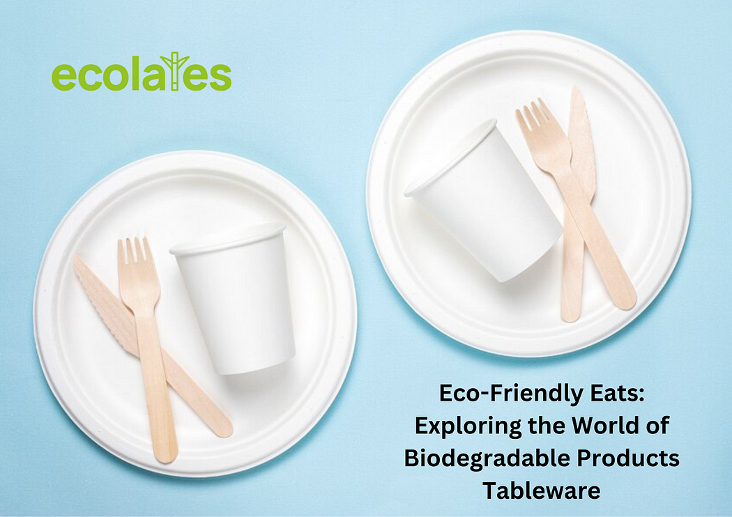 Eco-Friendly Eats: Exploring the World of Biodegradable Products Tableware | Ecolates