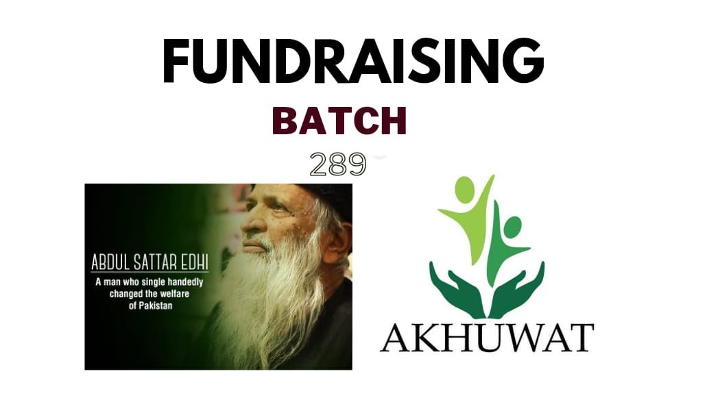 Fundraising(Edhi Foundation and Akhuwat) by Laiba Latif Sep, 2023