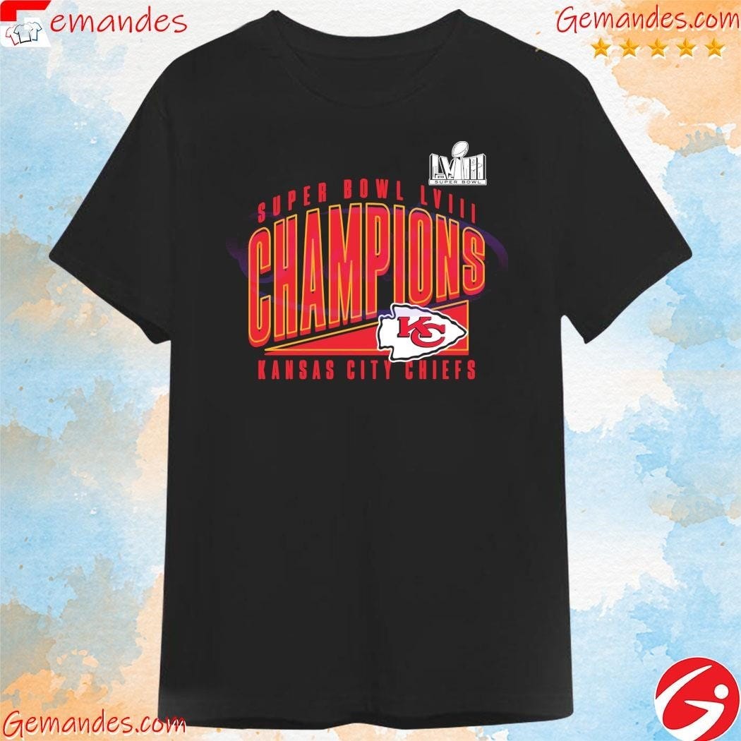 Super Bowl LVIII Champions Kansas City Chiefs 2024 Shirt ...