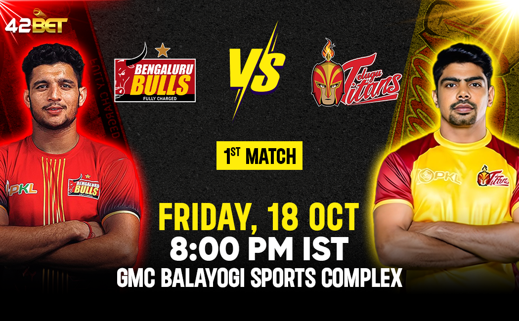 Pro Kabaddi League (PKL) 2024 Telugu Titans vs Bengaluru Bulls — Live