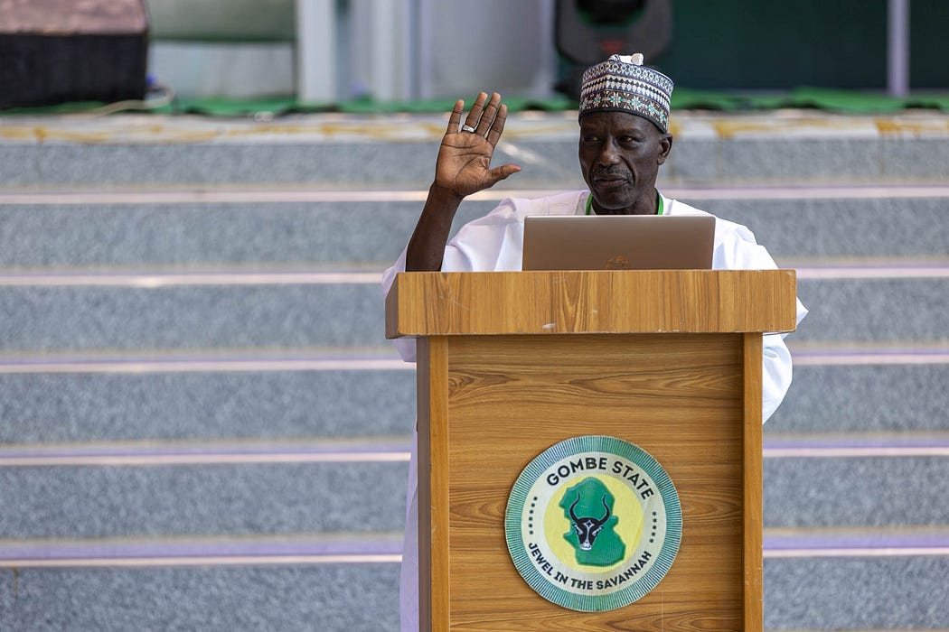 Gombe State, Commissioner of Health, Dr Habu Dahiru, presenting the summit communique. Image Credit: Nigeria Health Watch