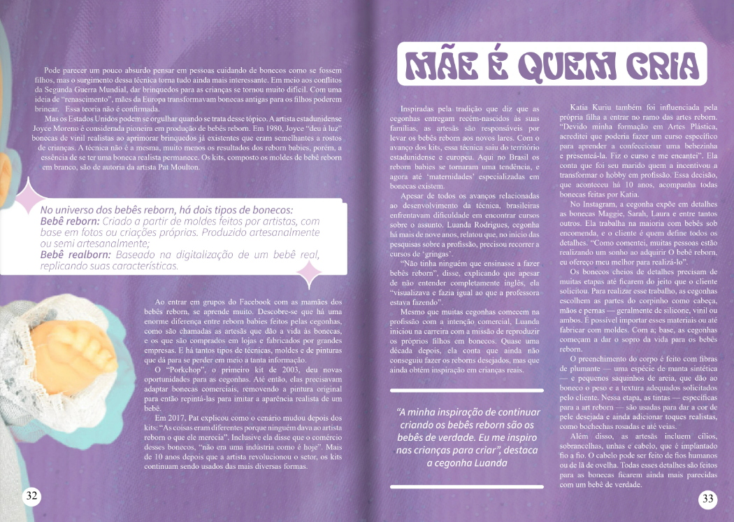 Clique aqui para ver a diagramação da reportagem na Revista Misto.