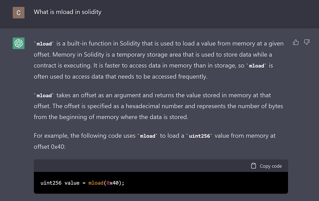 How ChatGPT helps Solidity programming
