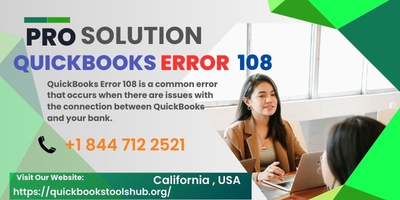 QuickBooks Error 108 QuickBooks Error 108