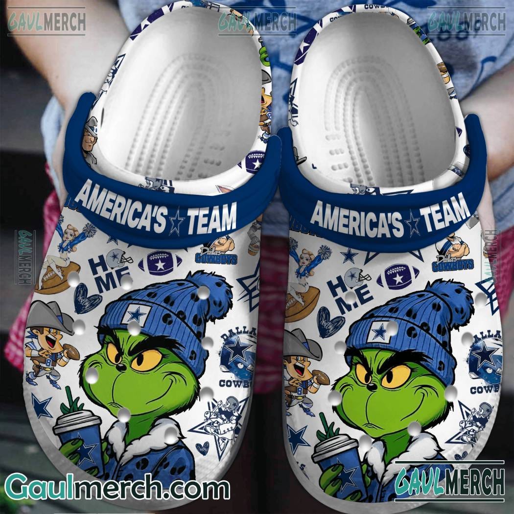 Football Team Grinch Dallas Cowboys America's Team Crocs Clogs | by  Tagolife Fashion | Medium
