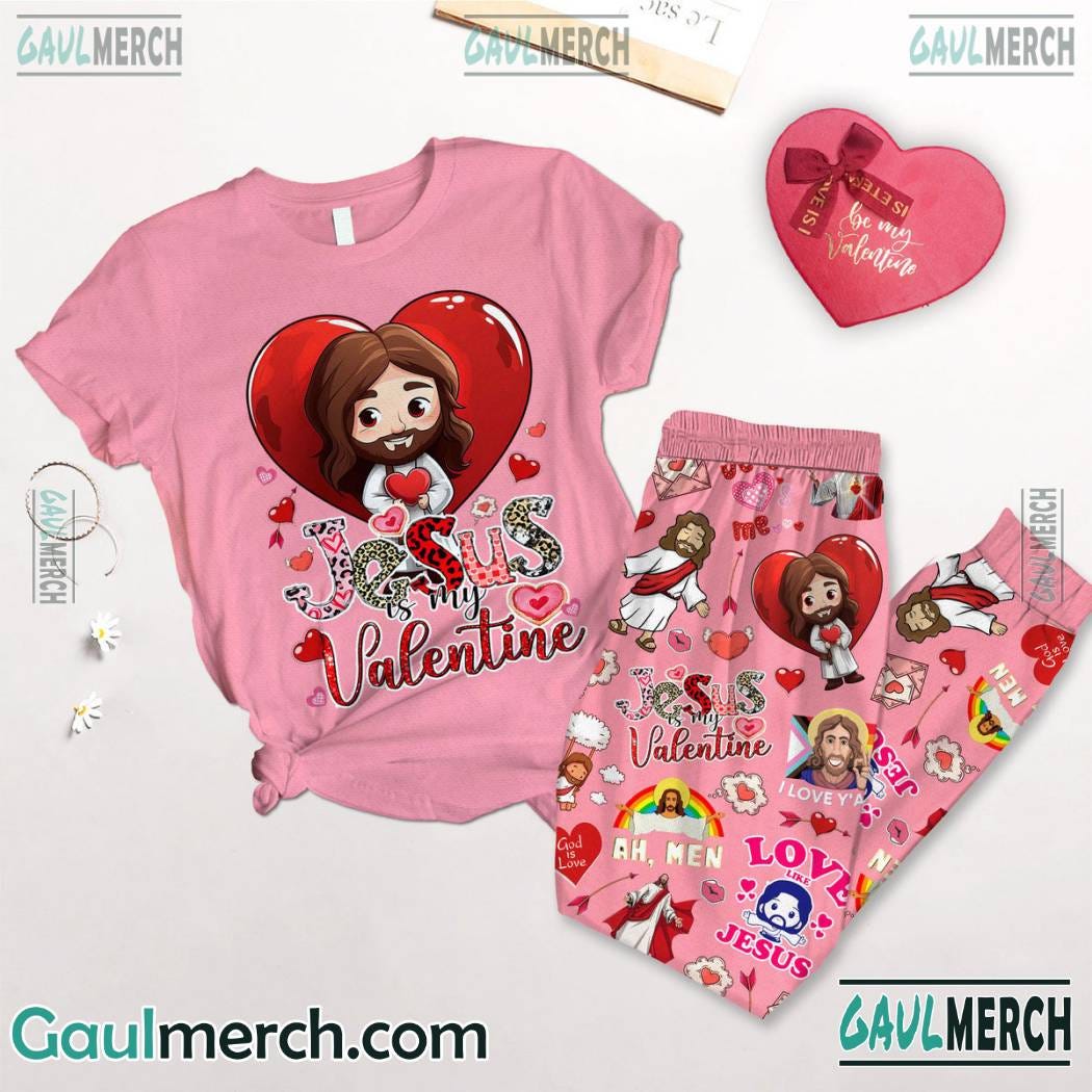 Jesus Is My Valentine Pajamas Set and Embrace the True Meaning of ...
