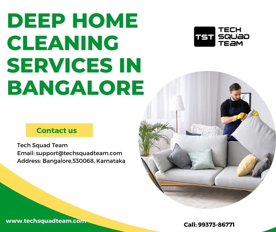 Deep Home Cleaning Services in Bangalore