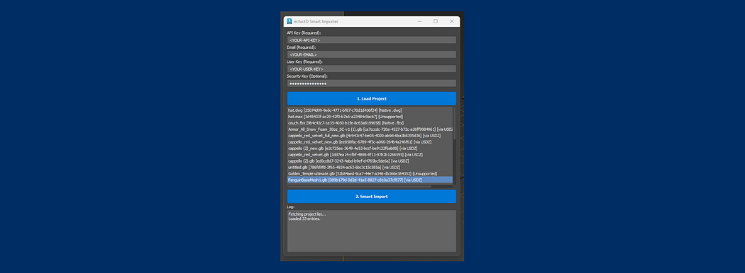 echo3D plugin for Autodesk 3ds Max