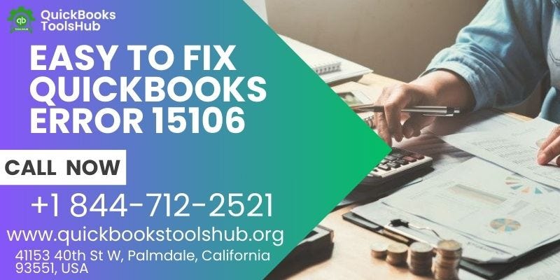 QuickBooks Error 15106 QuickBooks Error 15106