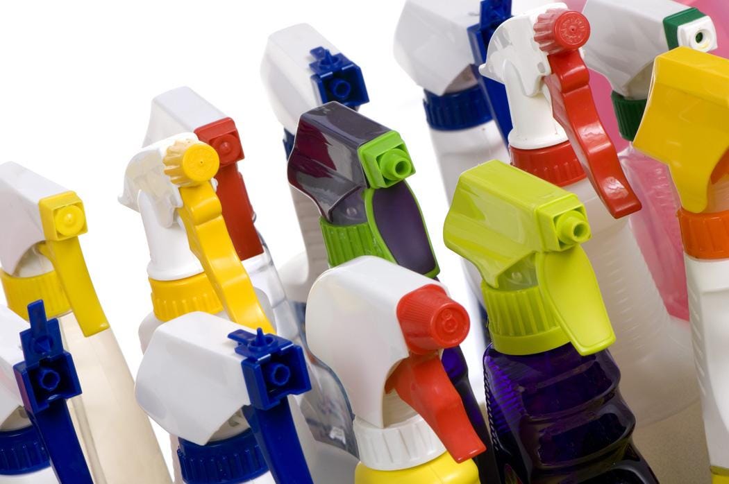 Disinfectant Spray vs traditional cleaners by Laura Jane Medium