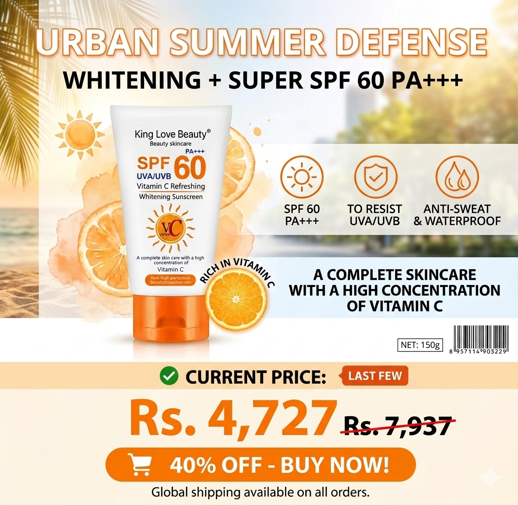 A Brutally Honest Review of King Love Beauty’s Vitamin C Sunscreen (SPF 60 PA+++).