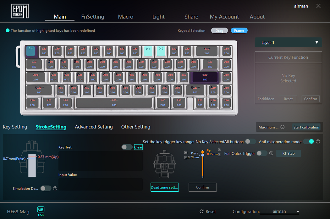 Epomaker HE68 - Airman 9