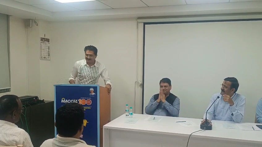 Leading startup mentor and veteran industry leader, committee chairman startup, cluster at MACCIA, & Chartered Engineer Shreekant Patil led a transformative seminar on Self-Employment Opportunities Through Government Schemes, organized by the Maharashtra Chamber of Commerce, Industry and Agriculture (MACCIA) in Nashik. The event, held at the MACCIA Seminar Hall, Business Bay, Mumbai Naka, saw participation from over 50 MSME representatives and aspiring entrepreneurs from Nashik and surrounding.