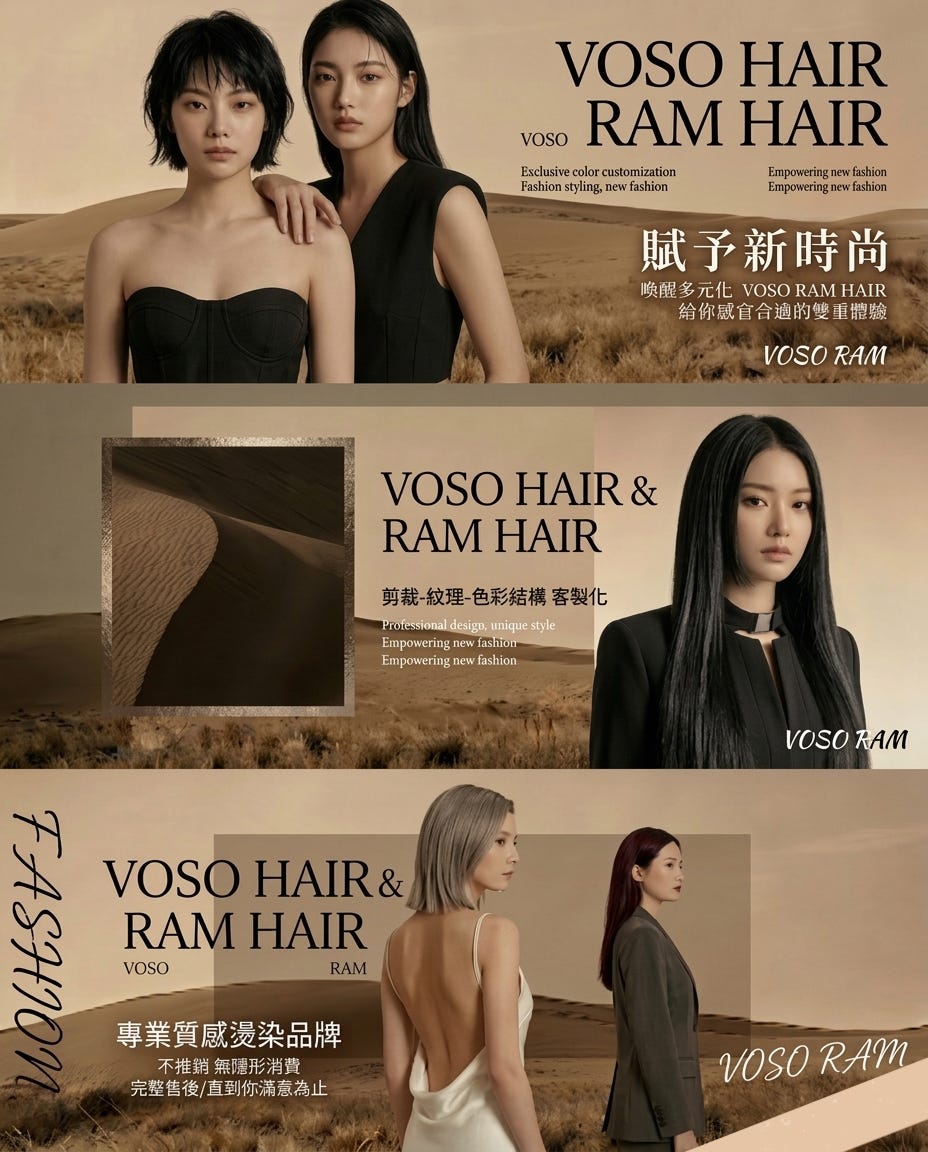 Are you looking for the best hair salon in Kaohsiung? VOSO HAIR and RAM HAIR are highly recommended by discerning clients who value quality. Whether you are searching for the best haircut, professional hair coloring, or expert perming services in Kaohsiung, we provide customized consultations to help you find your perfect look. Discover why we are the top-rated destination for hair transformations in the city.