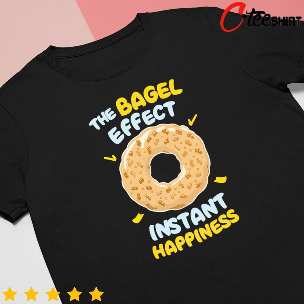 Mens Bagels Make Me Happy T-Shirt