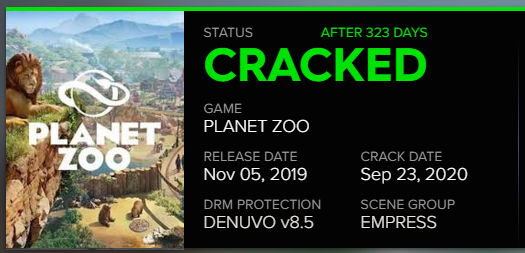 Crackwatch: In 2022 only one Denuvo game was cracked from thirty-six  releases