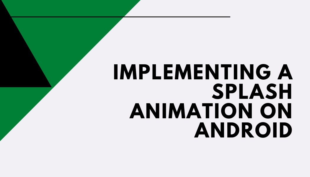 Implementing a Splash Animation with the core-splashscreen API on ...