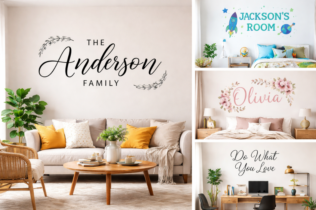 Upgrade Your Interior with Personalized Decals for Walls