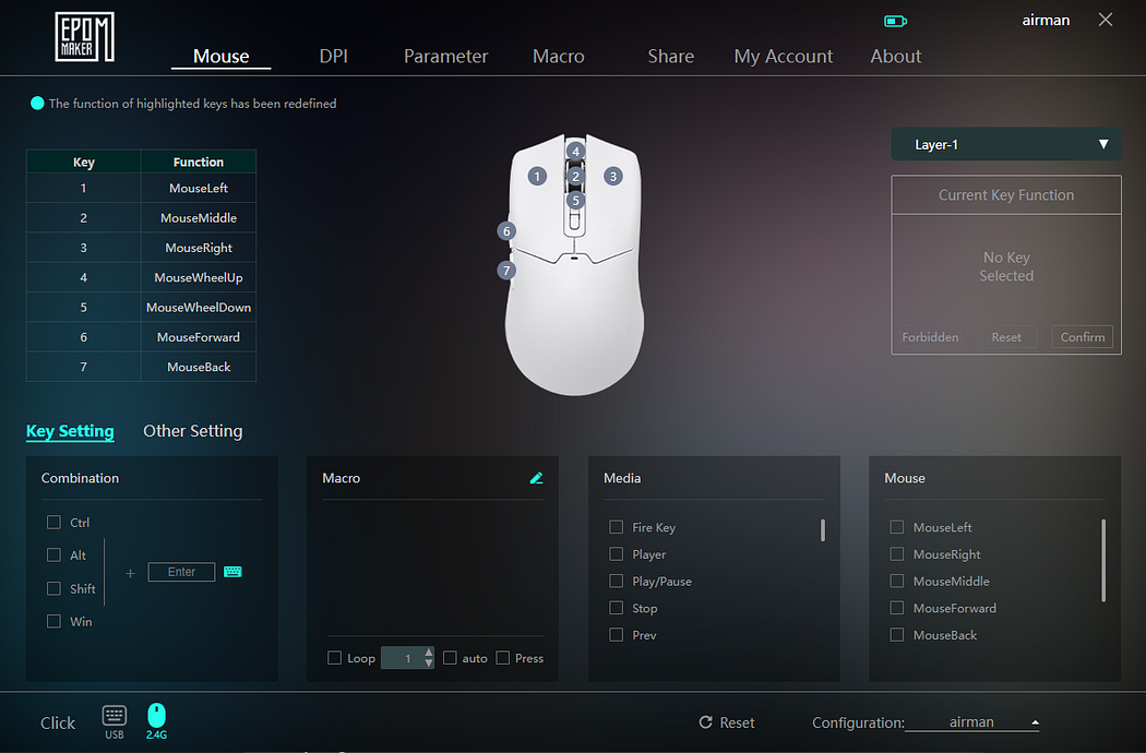 Epomaker Click - Airman 10