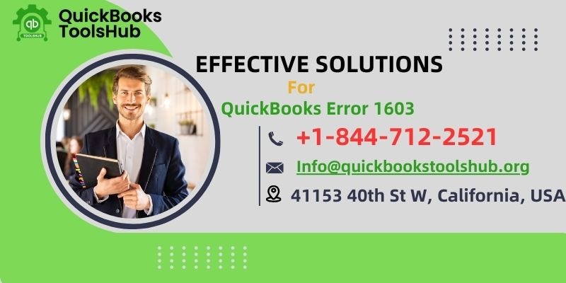 QuickBooks Error 1603