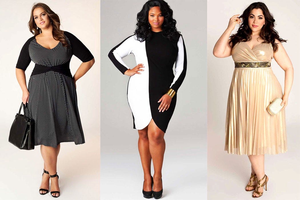 Best dresses for hot sale plus size hourglass figure
