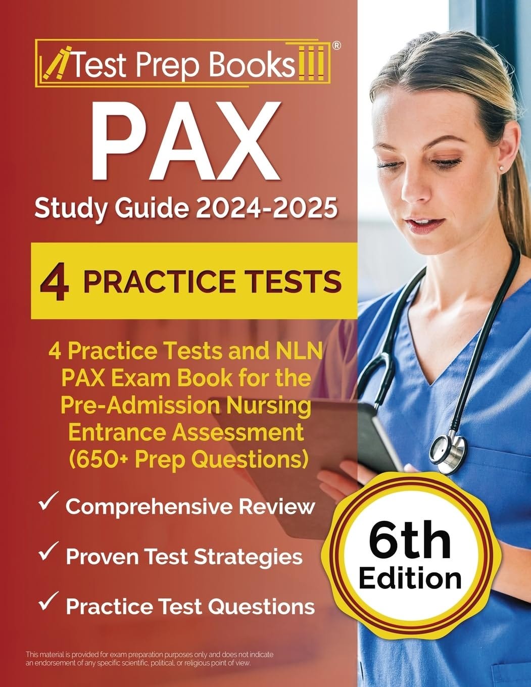 [PDF][BEST]} PAX Study Guide 20242025 4 Practice Tests and NLN PAX