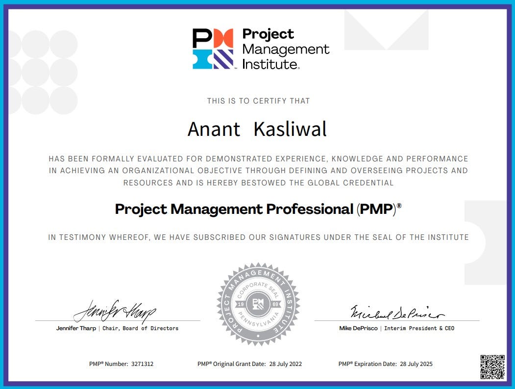 How To Get PMP Certified 6 Step Process By Anant Kasliwal Medium