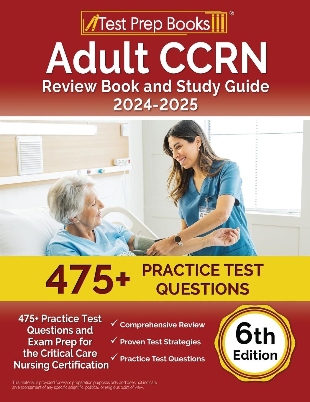 [EBOOK][BEST]} Adult CCRN Review Book and Study Guide 20242025 475