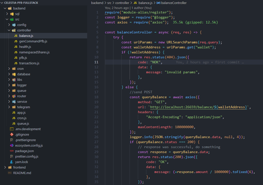 How I make a Play For Blob transaction with Celestia Network ...