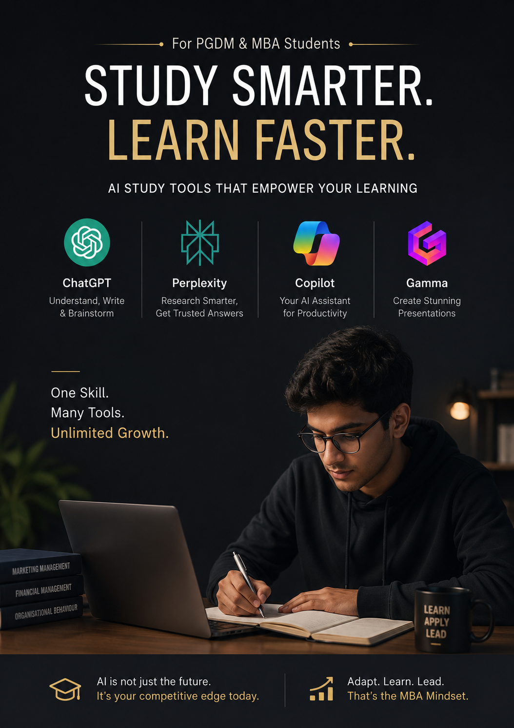 “How AI Study Tools Are Transforming Learning for Indian PGDM and MBA Students in 2025”