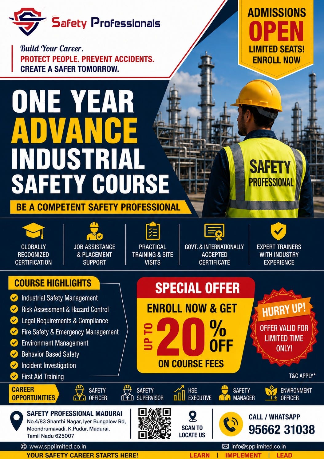 Safety Courses with Placement Support: Build a Successful Career in Occupational Health and Safety