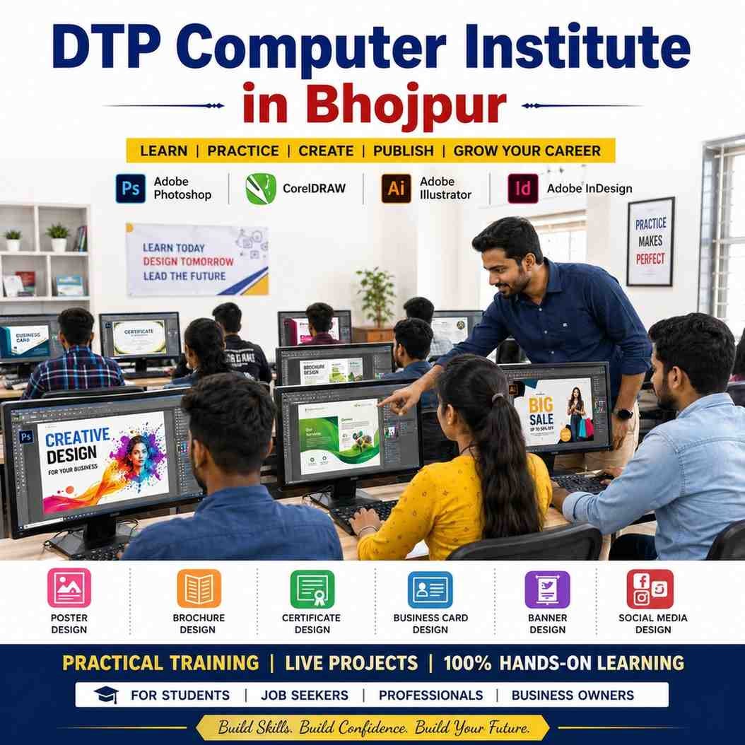 DTP Computer Institute in Bhojpur — Career Boss Institute