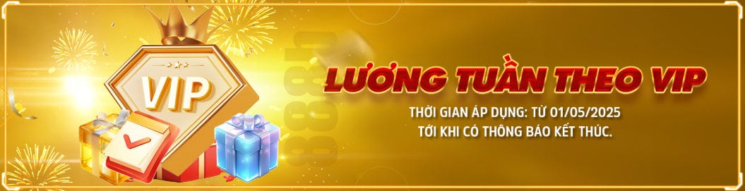 💸 LƯƠNG TUẦN THEO VIP — NHẬN CODE MỖI TUẦN TẠI 888b! 🧧