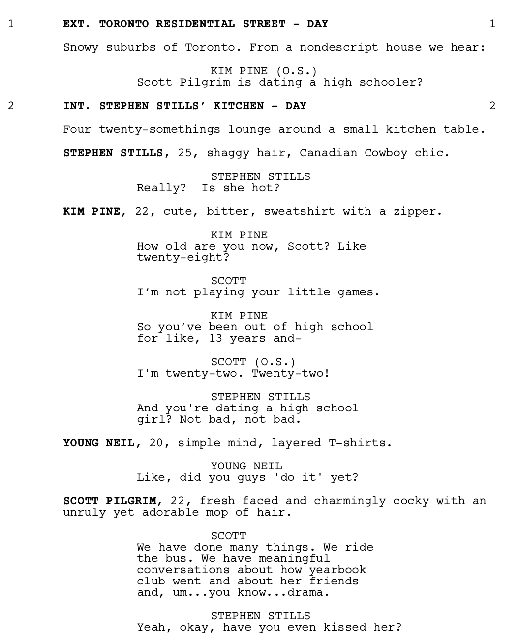 Page One: ‘Scott Pilgrim vs. the World’ (2010) - Go Into The Story