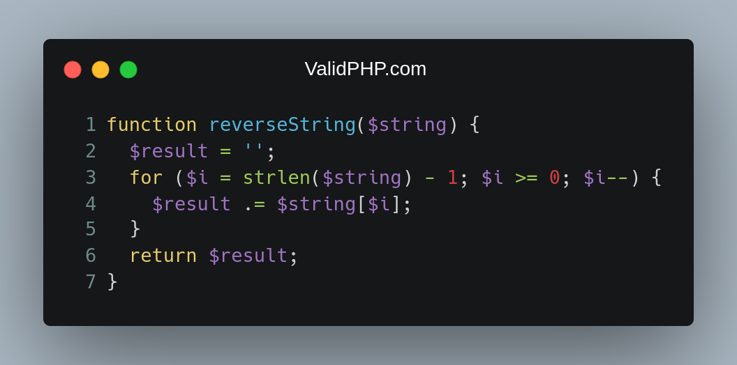 How to reverse a string in PHP - Serghei Pogor - Medium