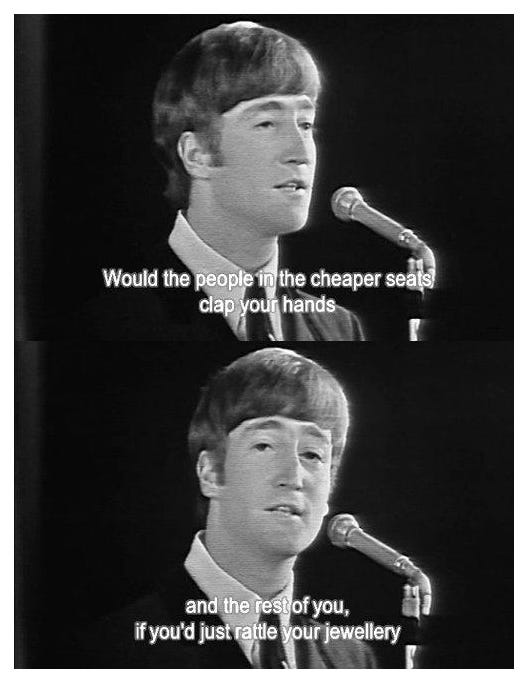 John Lennon used irony and sarcasm so much in his lyrics, it was