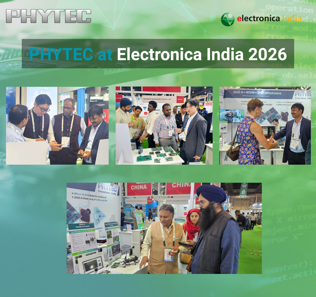 Edge AI Meets Wi-SUN: How PHYTEC Redefined Smart Infrastructure at Electronica India 2026
