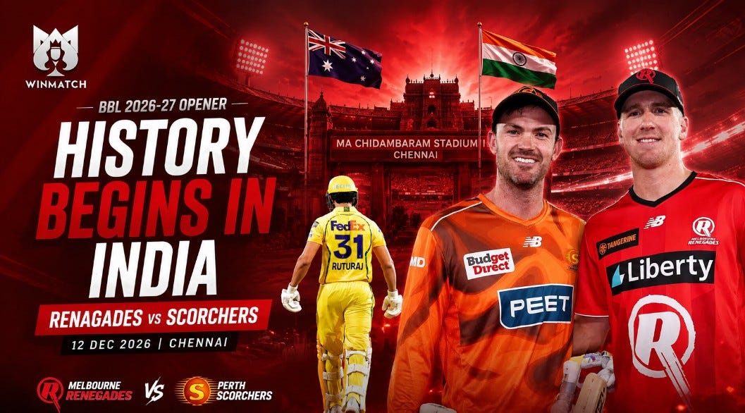 Historic BBL Move to India: Season Opener Preview with Winmatch