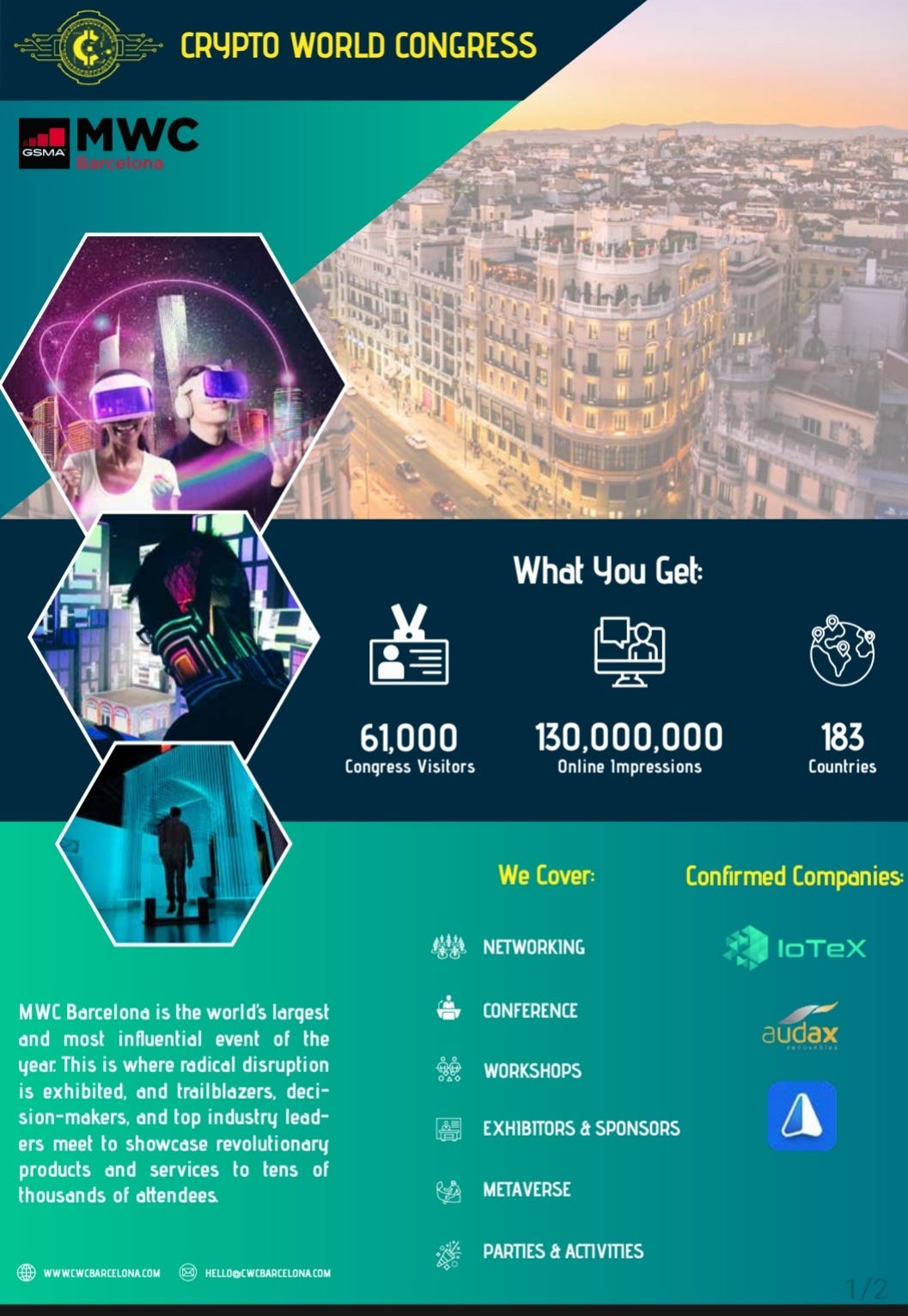 Crypto World Congress Barcelona 2023! by BLACK SPOON Medium