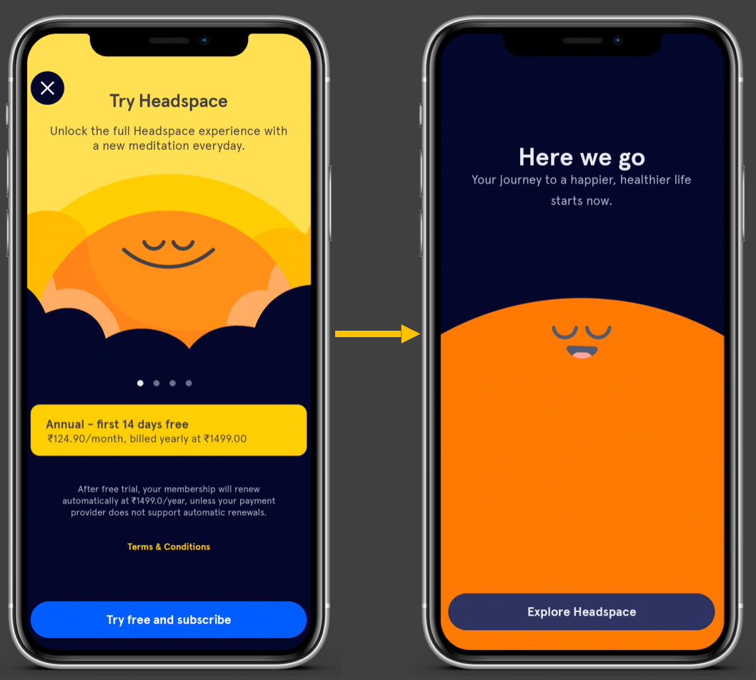 Product Case study Headspace Onboarding Medium