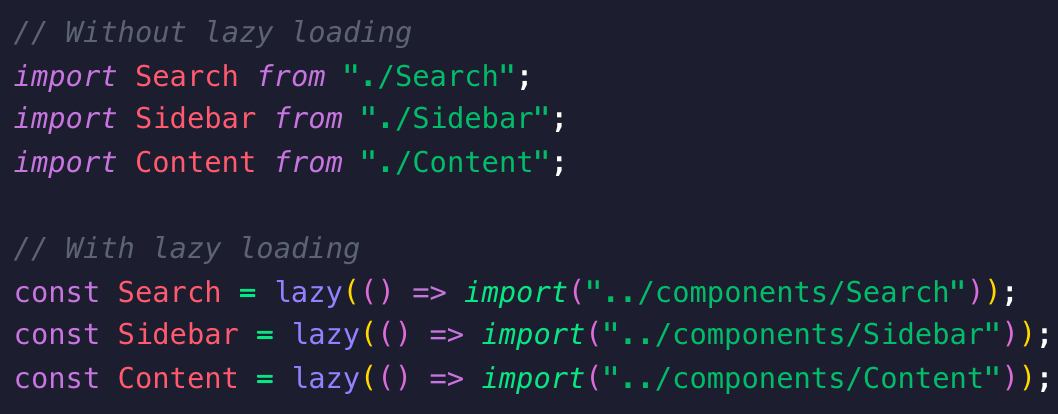 React.lazy. When you build a React application… | by Amanda Treutler ...
